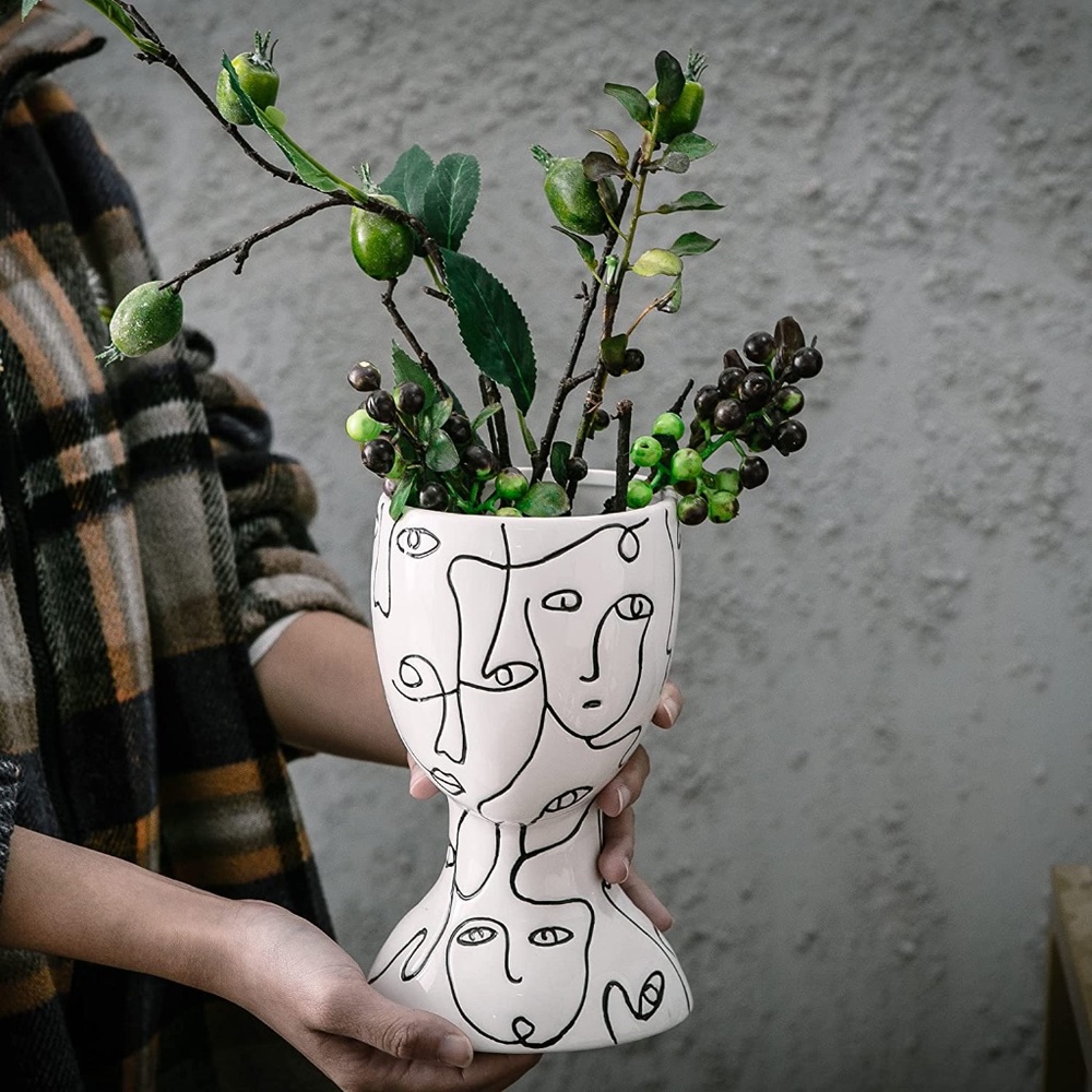 Artistic Face Vase